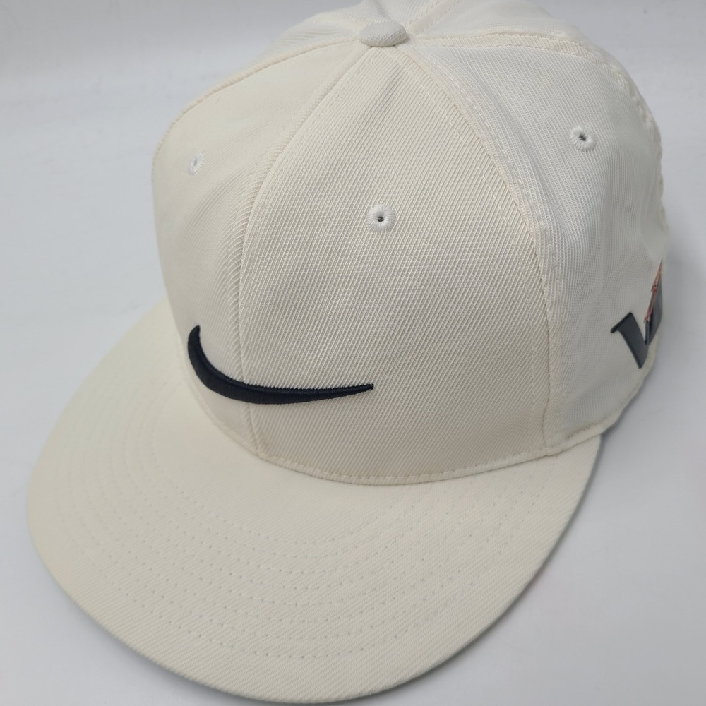 Nike Hat Fitted (Seems L-XL) Off White Black Nike Golf Vr 20XI Swoosh Logo Men